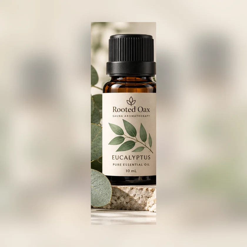 Eucalyptus — Rooted Oax sauna aromatherapy design concept